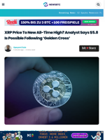 XRP Price To New All-Time High? Analyst Says $5.8 Is Possible Following 'Golden Cross'