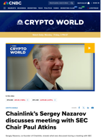 Chainlink’s Sergey Nazarov discusses meeting with SEC Chair Paul Atkins