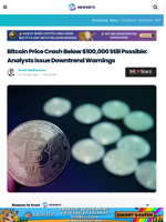 Bitcoin Price Crash Below $100,000 Still Possible: Analysts Issue Downtrend Warnings