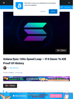 Solana Eyes 100x Speed Leap, If It Kills Proof Of History