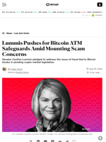 Lummis Pushes for Bitcoin ATM Safeguards Amid Mounting Scam Concerns - Decrypt