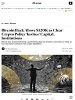  Capital and institutions likely to increase investment in Bitcoin due to clear crypto policy environment.