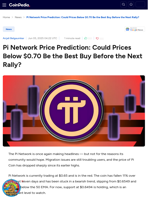 Pi Network Price Prediction: Could Prices Below $0.70 Be the Best Buy Before the Next Rally?
