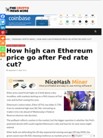 How high can Ethereum price go after Fed rate cut? - The Crypto News Wire