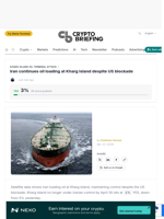 Iran continues oil loading at Kharg Island despite US blockade