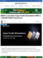 MEXC Launches Copy Trade Showdown With a 150,000 USDT Prize Pool
