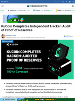 KuCoin Completes Independent Hacken Audit of Proof of Reserves - TheNewsCrypto