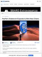 PayPal’s Stablecoin Expands to Nine New Chains - BeInCrypto