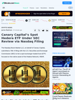 Canary Capital’s Spot Hedera ETF Under SEC Review via Nasdaq Filing – Crypto News Bitcoin News