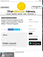 Falcon Finance Opens to the Public and Launches “Falcon Miles” Points Program - The Bitcoin News