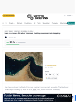 Iran re-closes Strait of Hormuz, halting commercial shipping