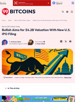 Bullish Aims for $4.2B Valuation With New U.S. IPO Filing