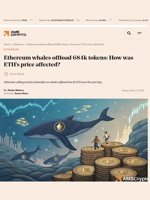 Ethereum whales offload 684k tokens: How was ETH's price affected? - AMBCrypto