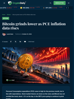 Bitcoin grinds lower as PCE inflation data rises - Crypto Daily