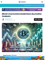 Bitcoin's Key Investors Double Down, Buy Another 79,000 BTC