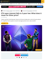 ETH Open Interest Drops To 3-Year Low: Is A Short Squeeze Next?