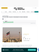 US-Iran talks resume in Islamabad to break stalemate