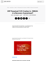 XRP Perpetual CVD Crashes to -$882M: Is a Recovery Guaranteed?