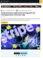Stripe Protocol Could Revive Micropayments With AI Agents: Forrester