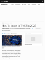How To Invest In Web3 In 2025: What Crypto Investors Should Know