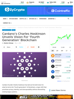 Cardano's Charles Hoskinson Unveils Vision For 'Fourth Generation' Blockchain ⋆ ZyCrypto