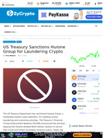 US Treasury Sanctions Huione Group for Laundering Crypto ⋆ ZyCrypto
