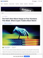 4 Fed Macro Events That Could Move Bitcoin This Week