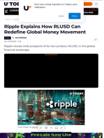 Ripple Explains How RLUSD Can Redefine Global Money Movement
