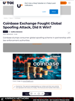 Coinbase Exchange Fought Global Spoofing Attack, Did It Win?