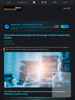 Polymarket holds Sep 2026 Fed 'No change' at 58.5% despite hike chatter - Blockchain.News