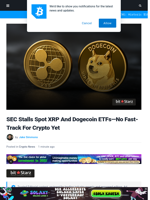 SEC Stalls Spot XRP And Dogecoin ETFs—No Fast-Track Yet