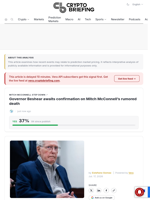 Governor Beshear awaits confirmation on Mitch McConnell's rumored death