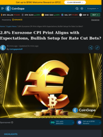 2.8% Eurozone CPI Print Aligns with Expectations, Bullish Setup for Rate Cut Bets?