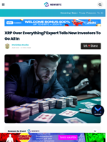 XRP Over Everything? Expert Tells New Investors To Go All In