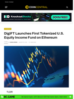 DigiFT Launches First Tokenized U.S. Equity Income Fund on Ethereum