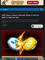 XRP News: Lawyer Reveals What's Next In XRP Vs Bitcoin War