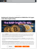 Best Crypto to Buy as Robinhood Market Cap Surged to $100B