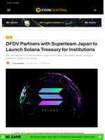 DFDV Partners with Superteam Japan to Launch Solana Treasury