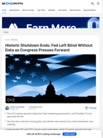 US Shutdown Ends — Now Fed and Congress Face Crucial Next Steps