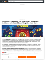Bitcoin Price Prediction: BTC Price Hovers Below $90K Resistance as Bulls and Bears Weigh the Next Move - Brave New Coin