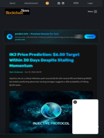 INJ Price Prediction: $6.50 Target Within 30 Days Despite Stalling Momentum - Blockchain.News