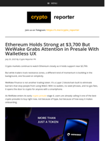 Ethereum Holds Strong at $3,700 But WeWake Grabs Attention in Presale With Walletless UX