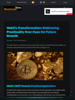 Web3's Transformation: Embracing Practicality Over Hype for Future Growth - Blockchain.News