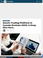 Senvix Trading Platform in Canada Reviews 2026: A Deep Dive Here. - TechBullion
