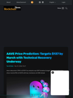 AAVE Price Prediction: Targets $137 by March with Technical Recovery Underway - Blockchain.News