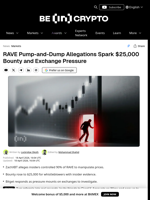 RAVE Token’s 5000% Pump Sparks Allegations Against Exchanges