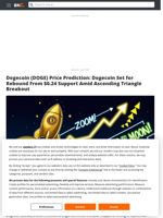 Dogecoin (DOGE) Price Prediction: Dogecoin Set for Rebound
From $0.24 Support Amid Ascending Triangle Breakout