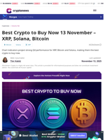 Best Crypto to Buy Now: XRP, Solana, Bitcoin
