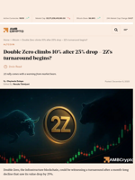 Double Zero climbs 10% after 25% drop - 2Z’s turnaround begins? - AMBCrypto