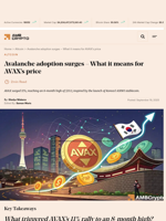 Avalanche adoption surges – What it means for AVAX's price - AMBCrypto